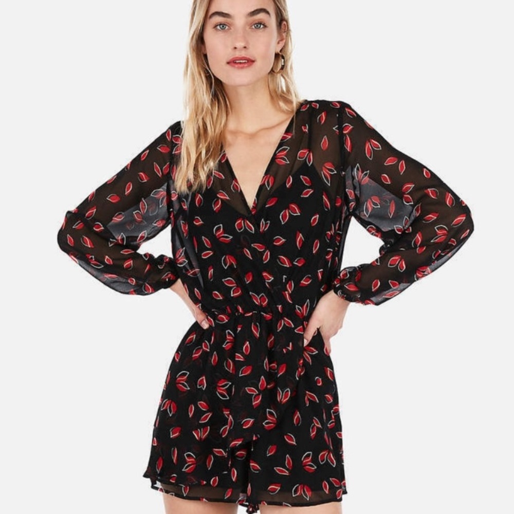 Express Printed Romper